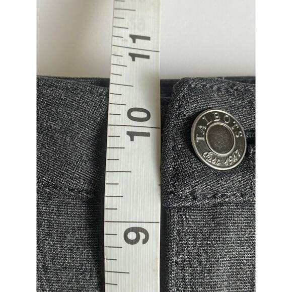 Talbots Women's Dark Gray High-Waist Jegging Ankle Pants Office Workwear Size 10 - Picture 7 of 9